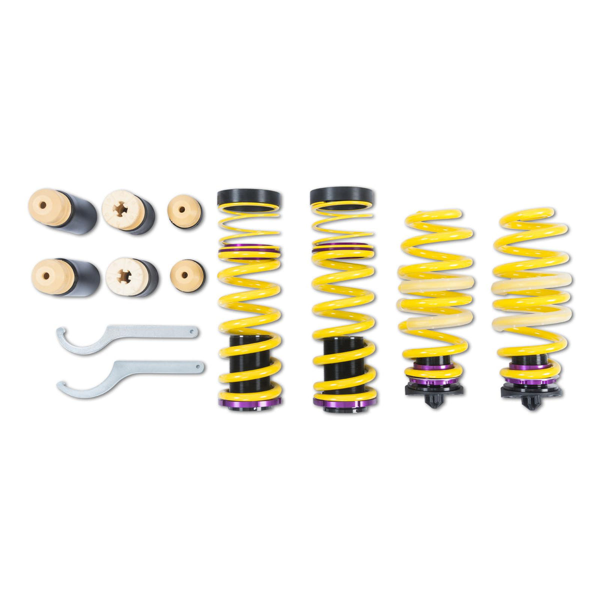 Kit de suspensión con resortes de altura ajustable KW - Audi S4 Sedán y S5 Coupé B9