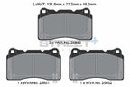 Pagid Racing Street+ Renault Megane RS Mk4 280/300 Front Performance Brake Pads T8200SP2001