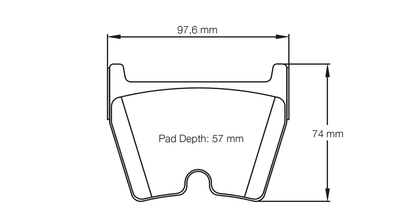 Pagid Racing RSL29 Front Brake Pads - Audi TTRS 8S