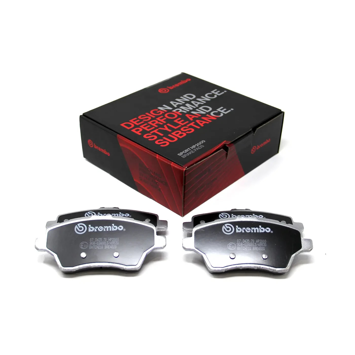 Brembo Sport HP2 Front Brake Pads - 07.D435.70 - Ford Fiesta ST Mk7