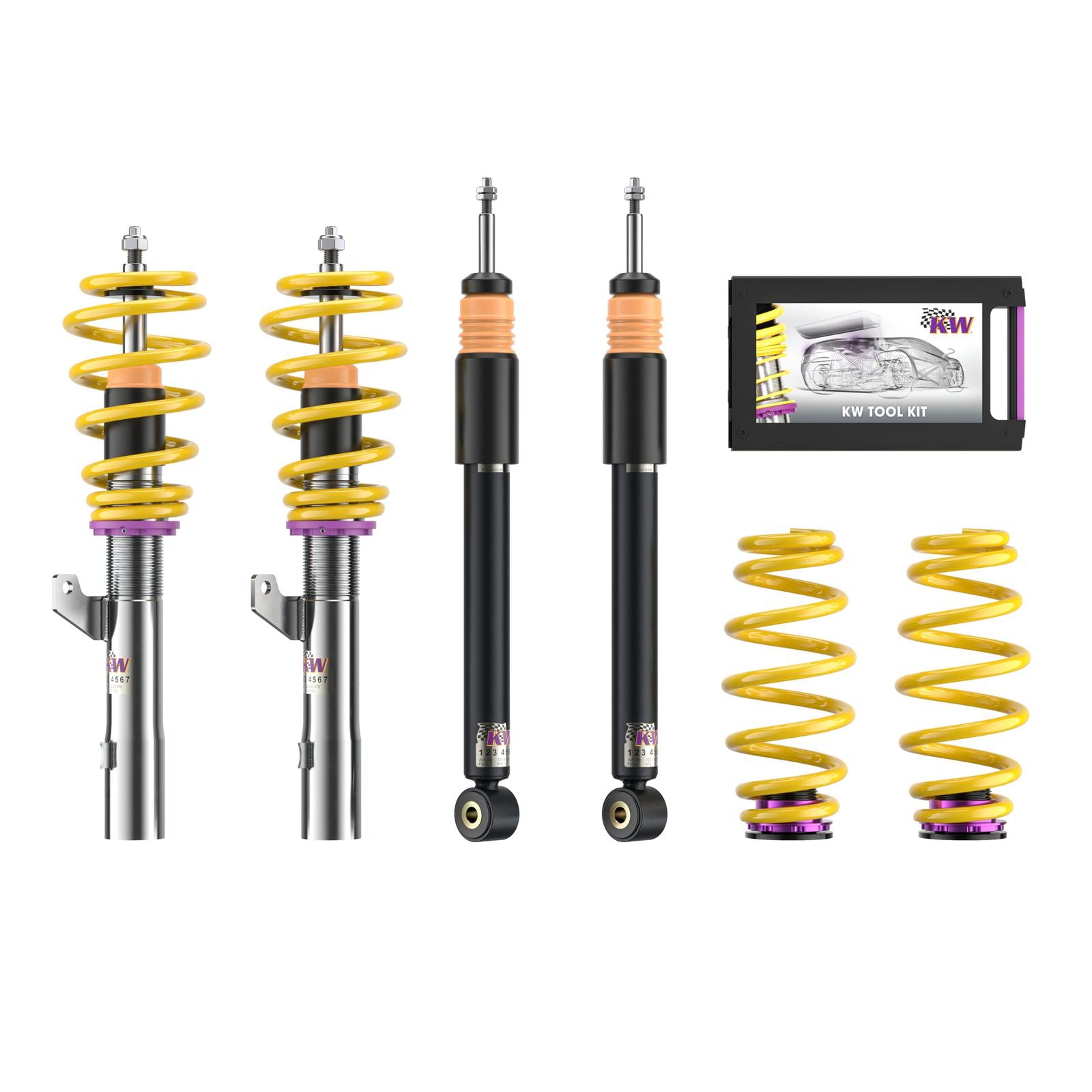 KW Clubsport 2-Way Coilover Kit - 2012-2013 Volkswagen Golf main image 0