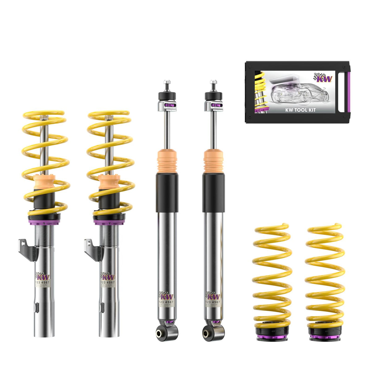 KW V3 Leveling Coilover Suspension 3 Way Adjustable - Audi S3 8V (2013-2020)