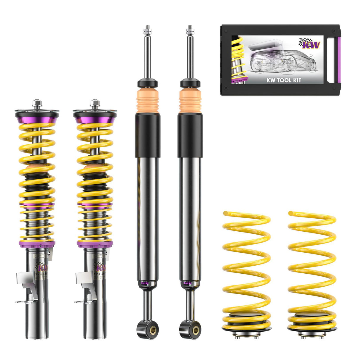 KW V3 Coilover Suspension 3 Way Adjustable - Ford Focus ST Mk2 (2005-2011)
