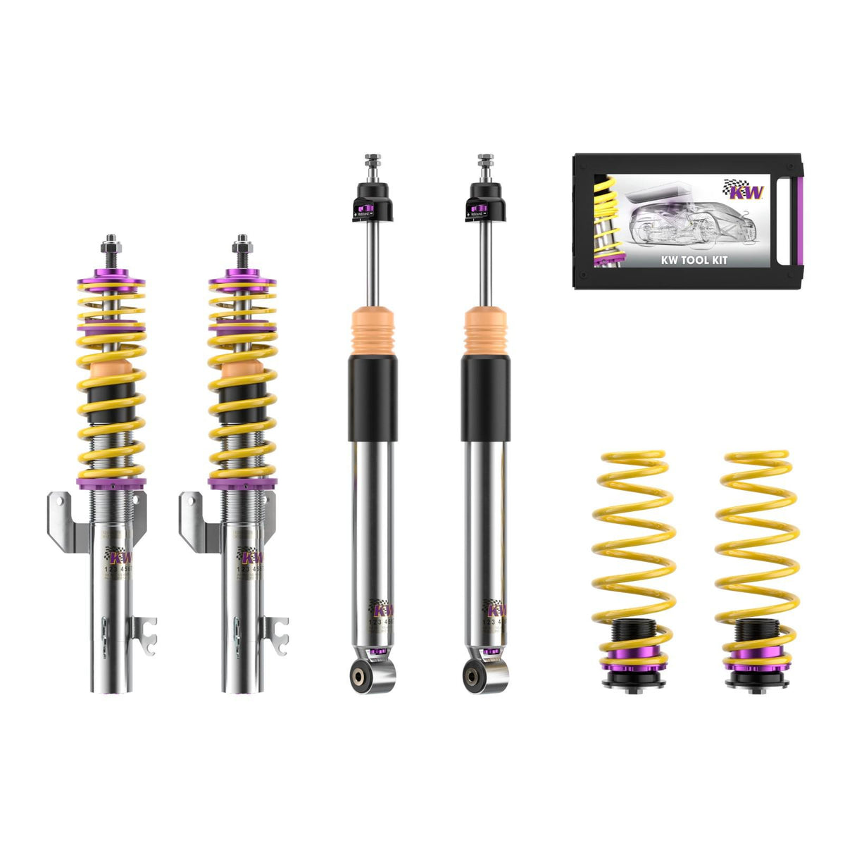 KW V3 Coilover Suspension 3 Way Adjustable - VW Polo GTI Mk5 6R/6C (2010-2017)