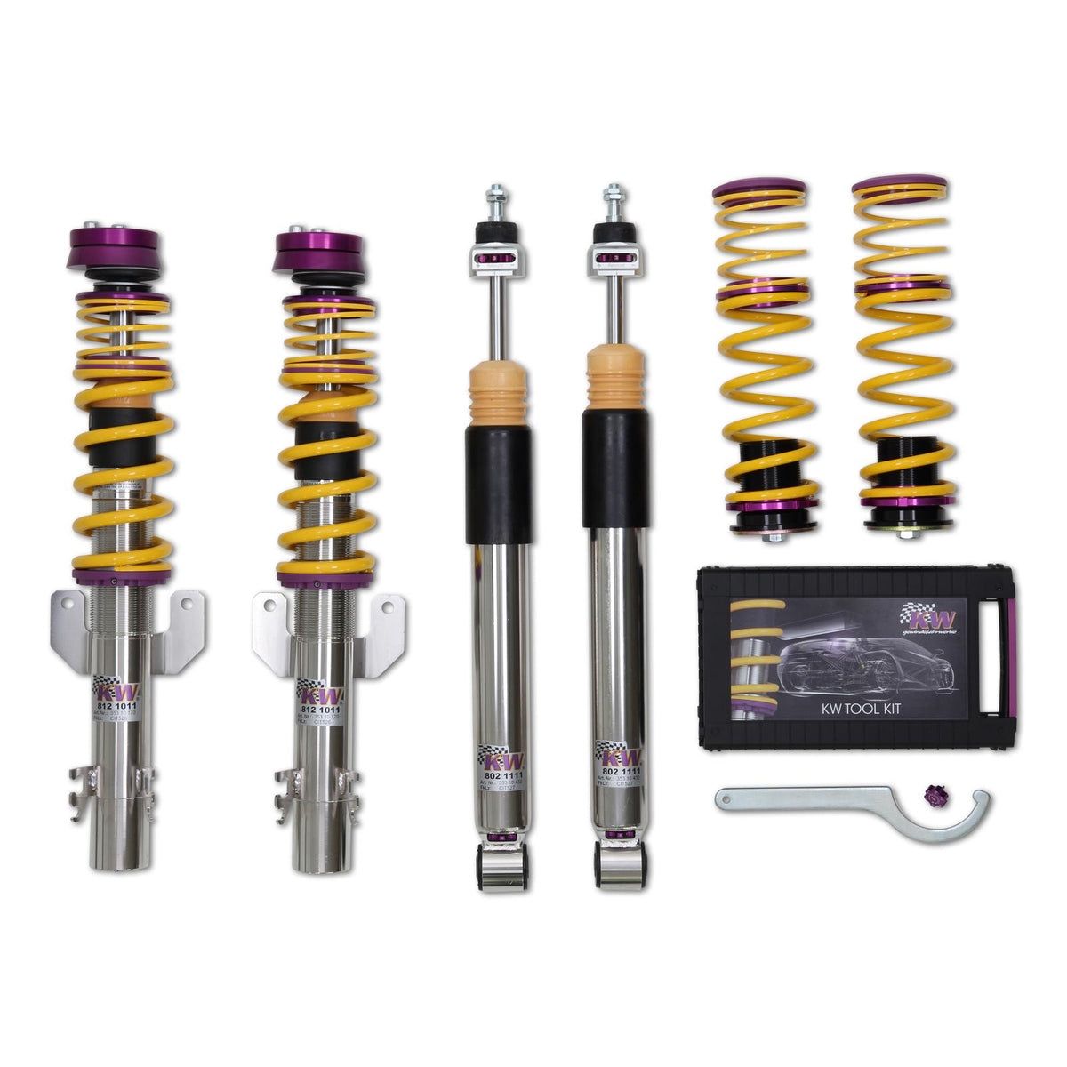 KW V3 Clubsport Coilover Suspension 3 Way Adjustable - VW Polo GTI Mk5 6R/6C (2010-2017)