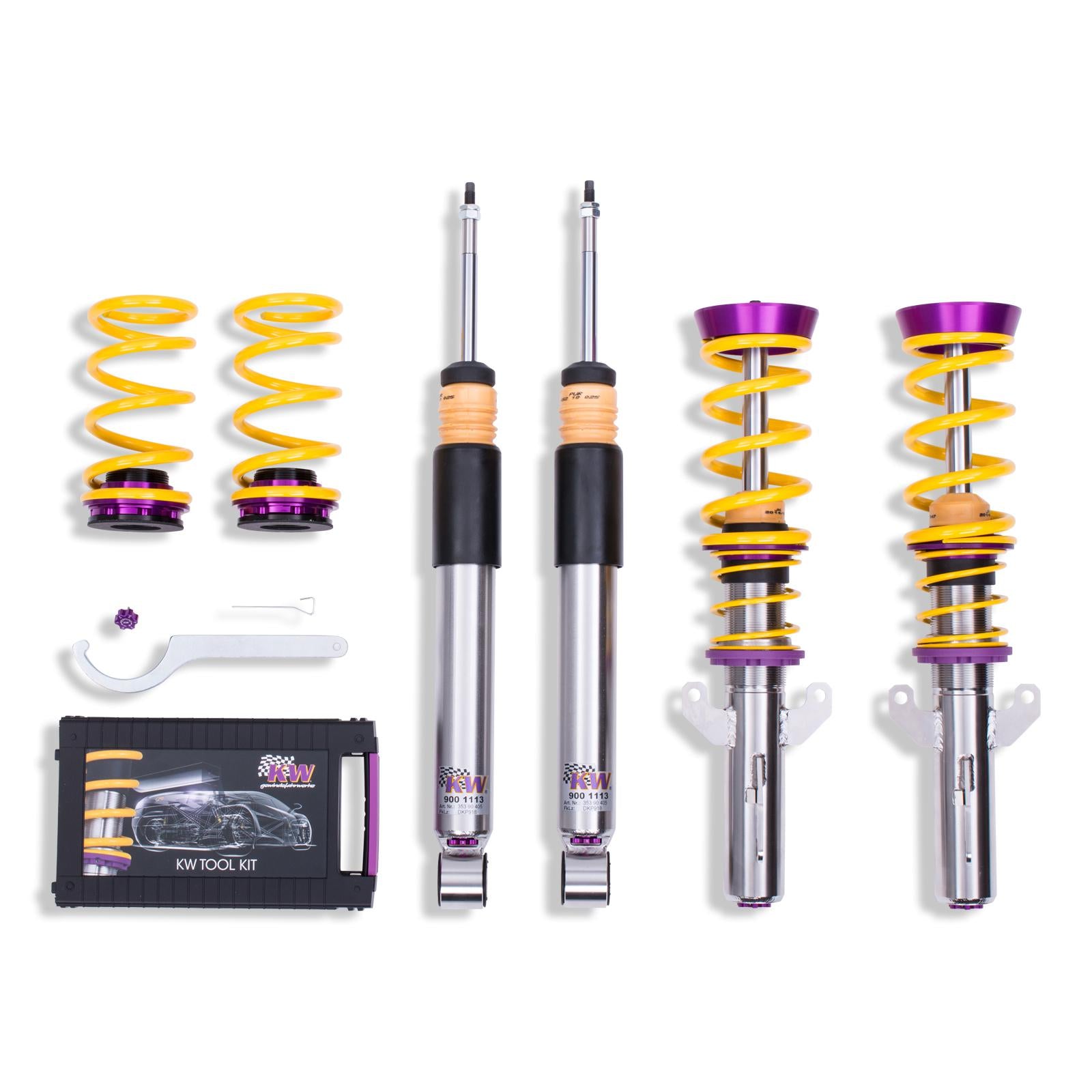 KW V3 Coilover Suspension - Renault Clio RS Mk4 200/220