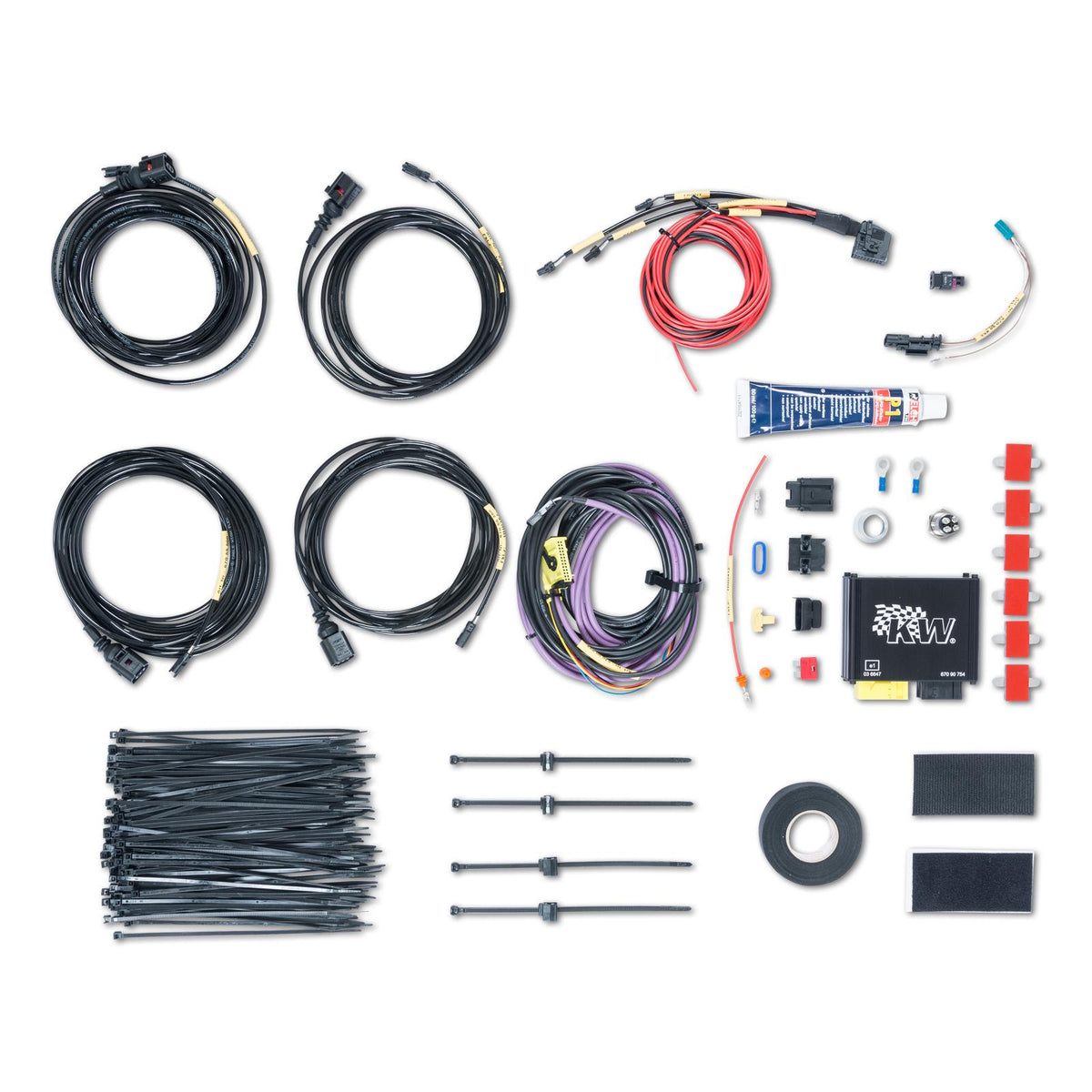 KW DDC ECU Coilover Suspension Electronically Adjustable - VW Golf R Mk7 Hatchback (2014-2020)