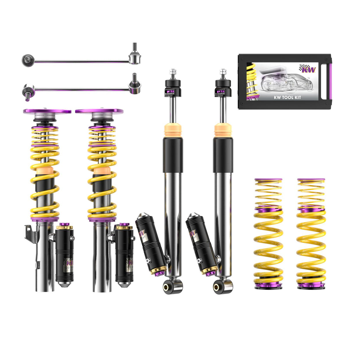 KW V4 Clubsport Coilover Suspension 4 Way Adjustable - Audi RS3 8V (2015-2020)