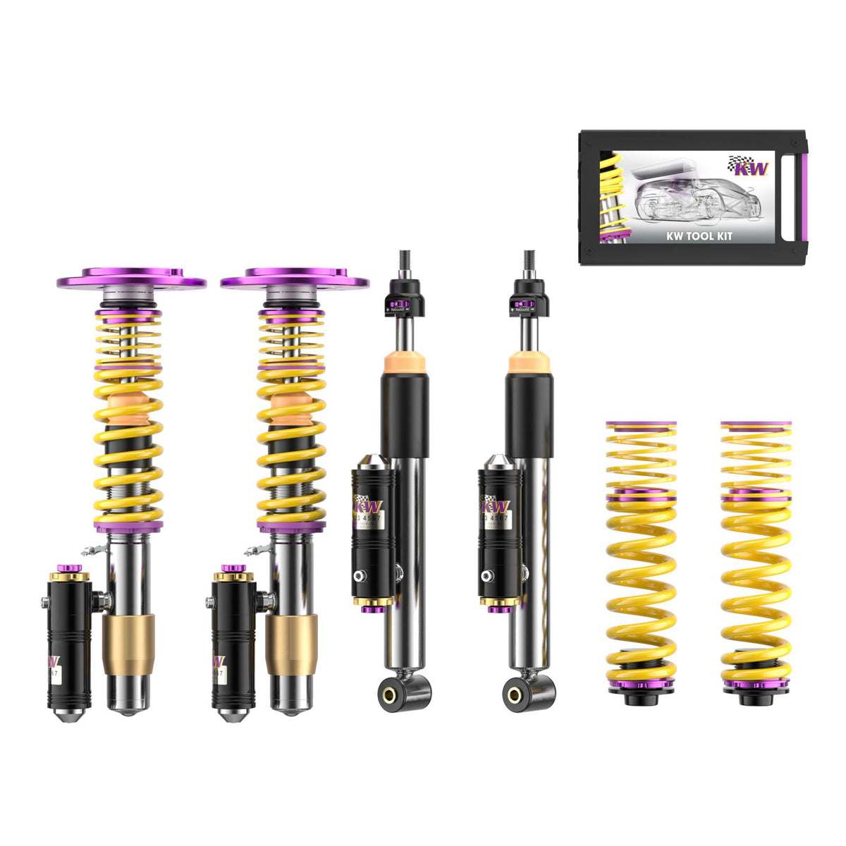 KW V4 Clubsport Coilover Suspension 4 Way Adjustable - BMW M2 F87 (2016-2021)