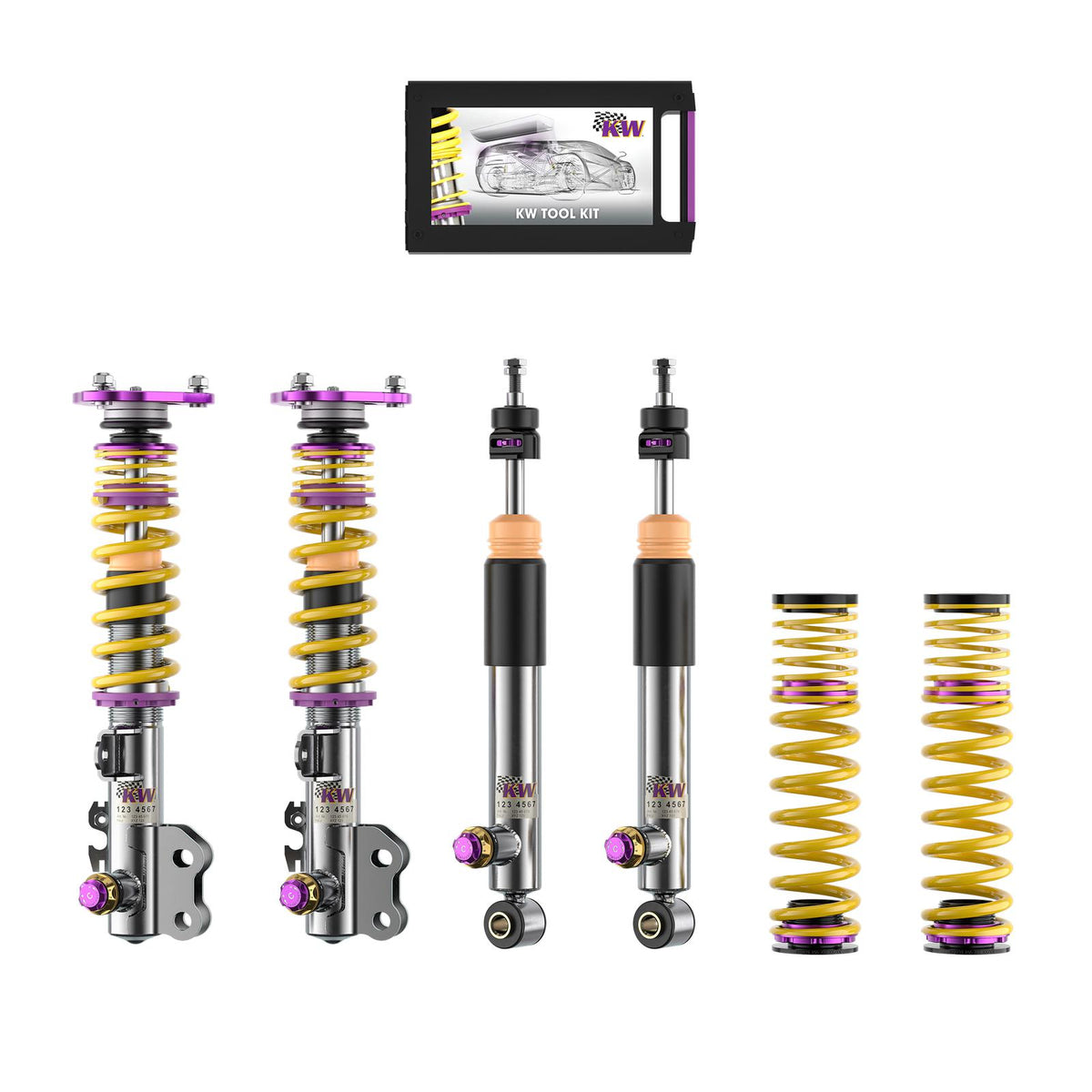 KW V4 Clubsport Coilover Suspension 4 Way Adjustable - Toyota GR Yaris Gen 2 (2024-)