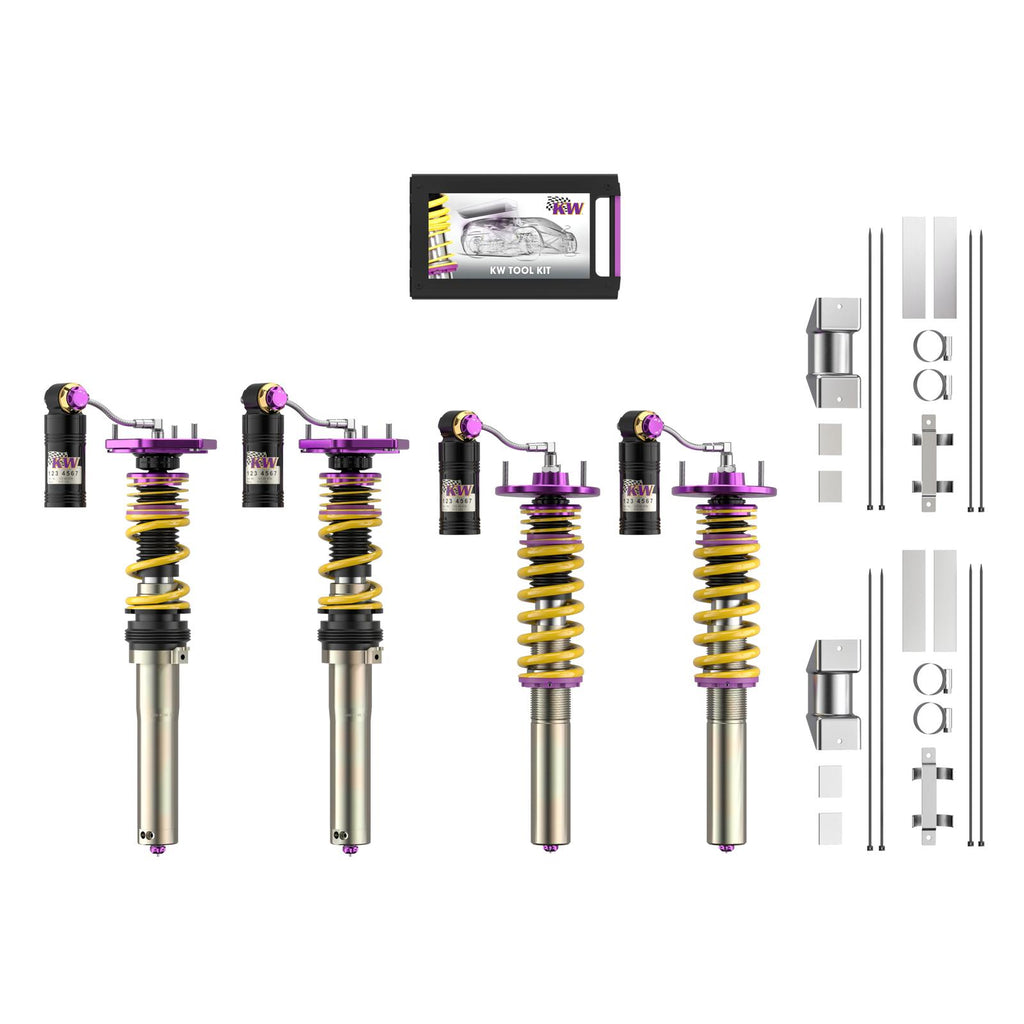 KW V4 Clubsport Coilover Suspension 4 Way Adjustable - Porsche Cayman GT4RS 718 (2022-)