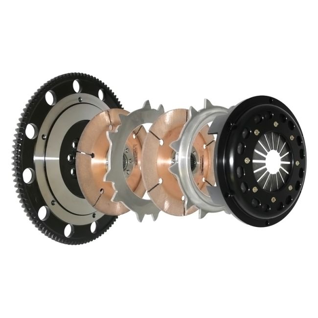 Competition Clutch 240mm Organic Twin Disc Clutch Kit With Flywheel - Honda Civic Type R FK2