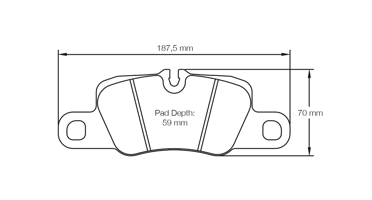 Pagid Racing RSL29 Rear Brake Pads - Porsche 911 S/GTS 992