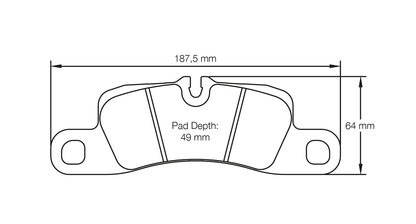 Pagid Racing RSL29 Rear Brake Pads - Porsche Boxster/Cayman GTS 4.0 718