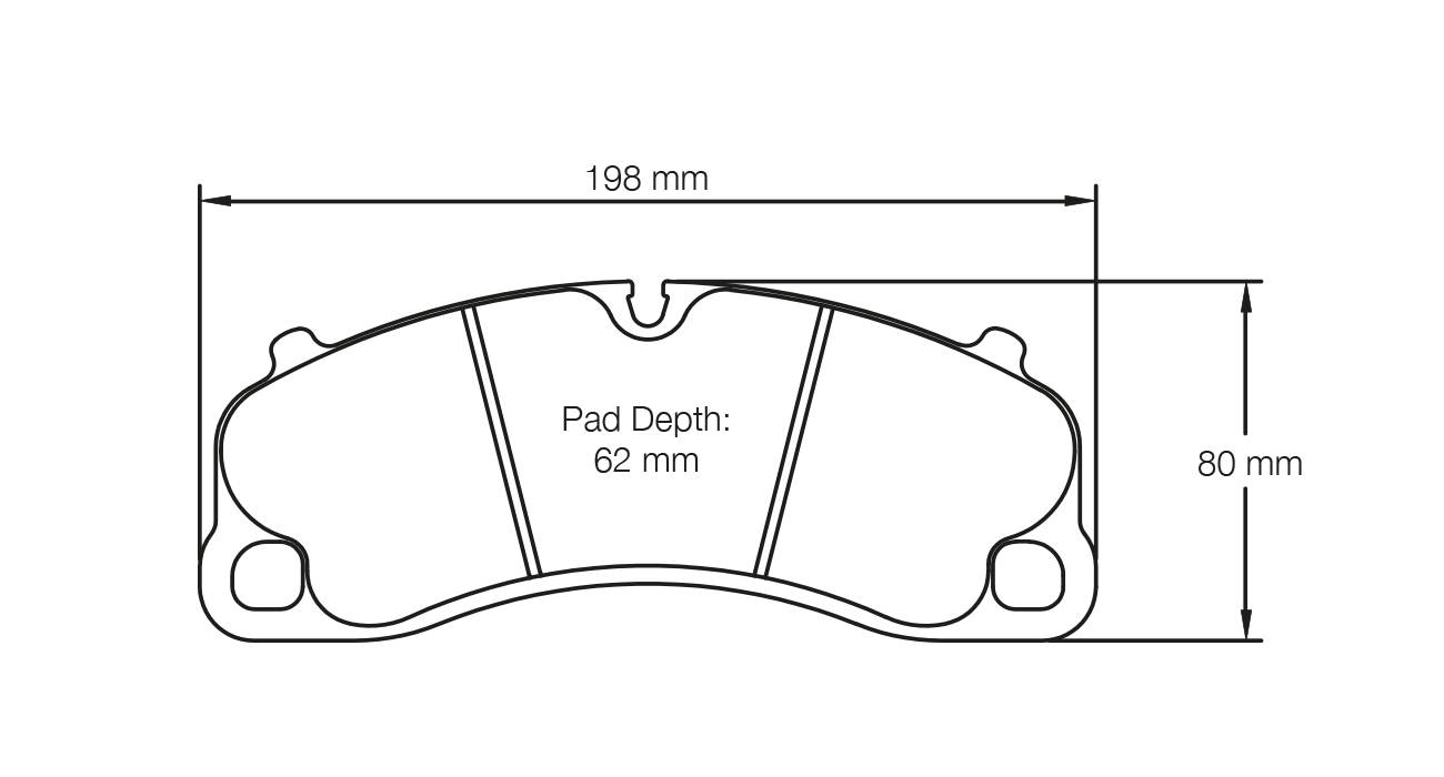 Pagid Racing RSL29 Front Brake Pads - Porsche 911 GT3 992