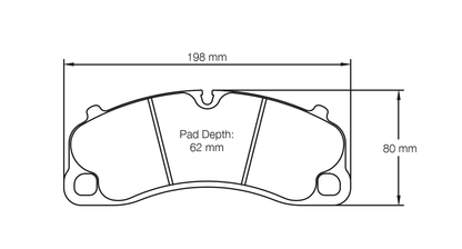 Pagid Racing RSL29 Front Brake Pads - Porsche Boxster/Cayman GTS 4.0 718