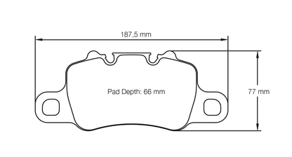 Pagid Racing RSL29 Rear Brake Pads - Porsche Boxster Spyder/Cayman GT4 981