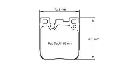 Pagid Racing RSL29 Rear Brake Pads - BMW M135i and M235i F20/F22