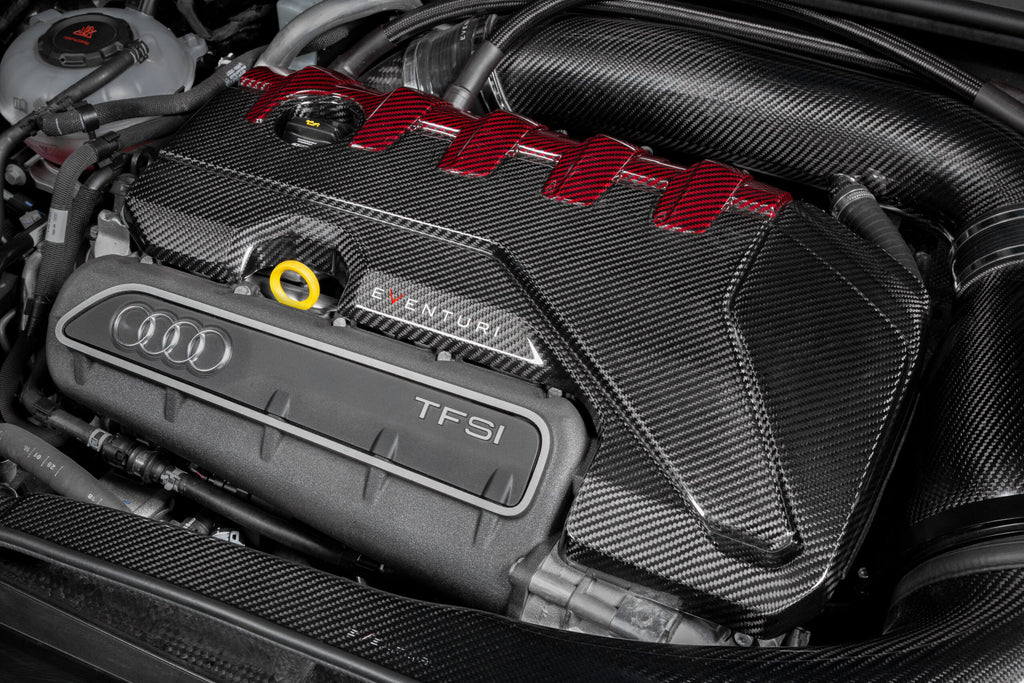 Eventuri Carbon Fibre Engine Cover for Audi RS3 8V/TTRS 8S EA855