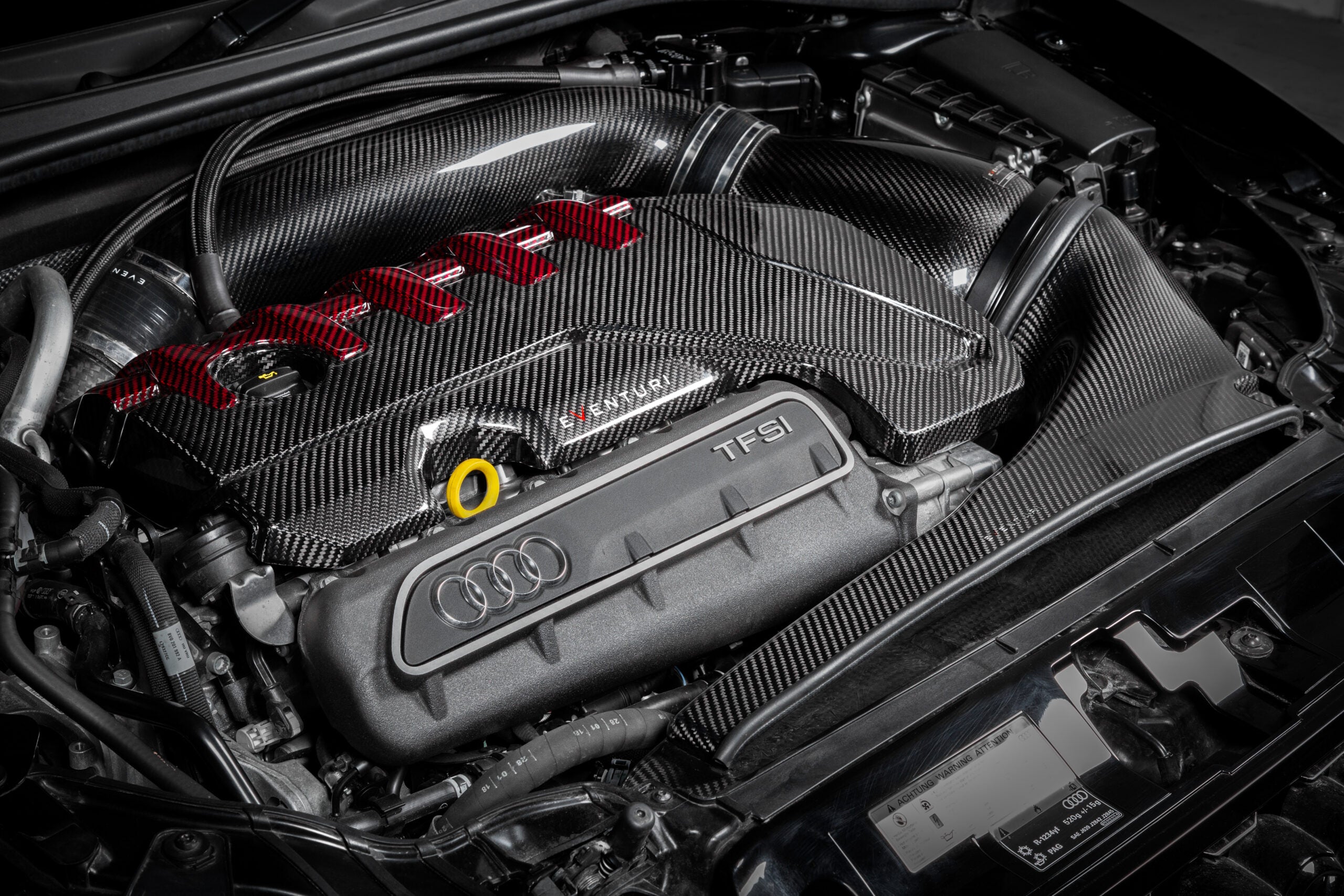 Eventuri Carbon Fibre Engine Cover for Audi RS3 8V/TTRS 8S EA855