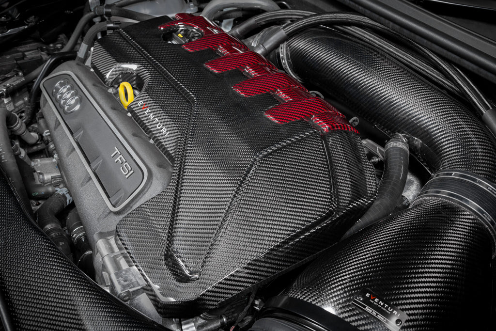 Eventuri Carbon Fibre Engine Cover for Audi RS3 8V/TTRS 8S EA855