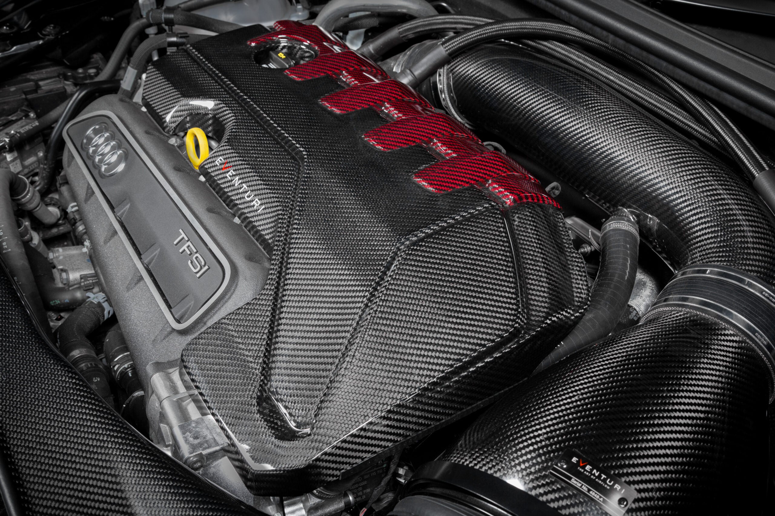 Eventuri Carbon Fibre Engine Cover for Audi RS3 8V/TTRS 8S EA855