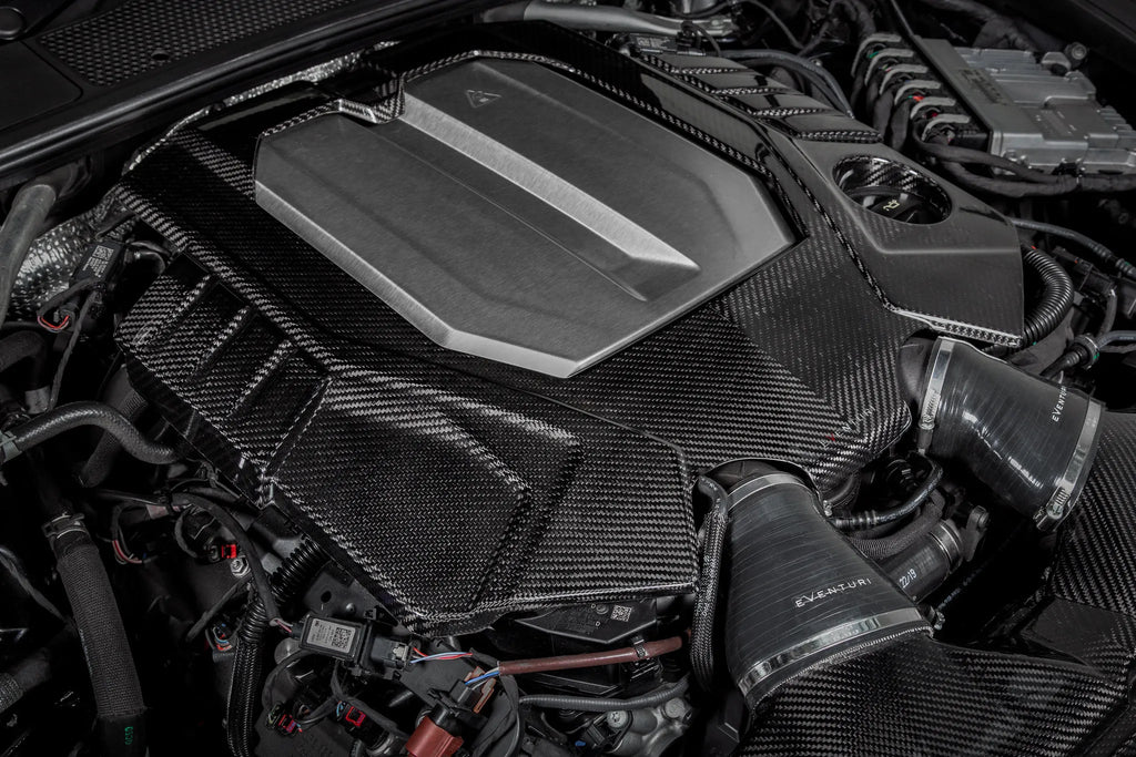 Eventuri Carbon Fibre Engine Cover for Audi RS6 C8 4.0 TFSI