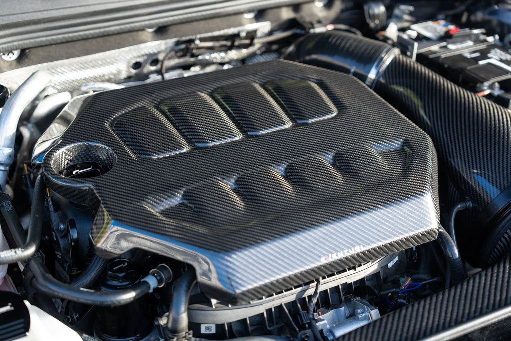 Eventuri Carbon Fibre Engine Cover for VW Golf GTI/R Mk8 EA888 Gen 4