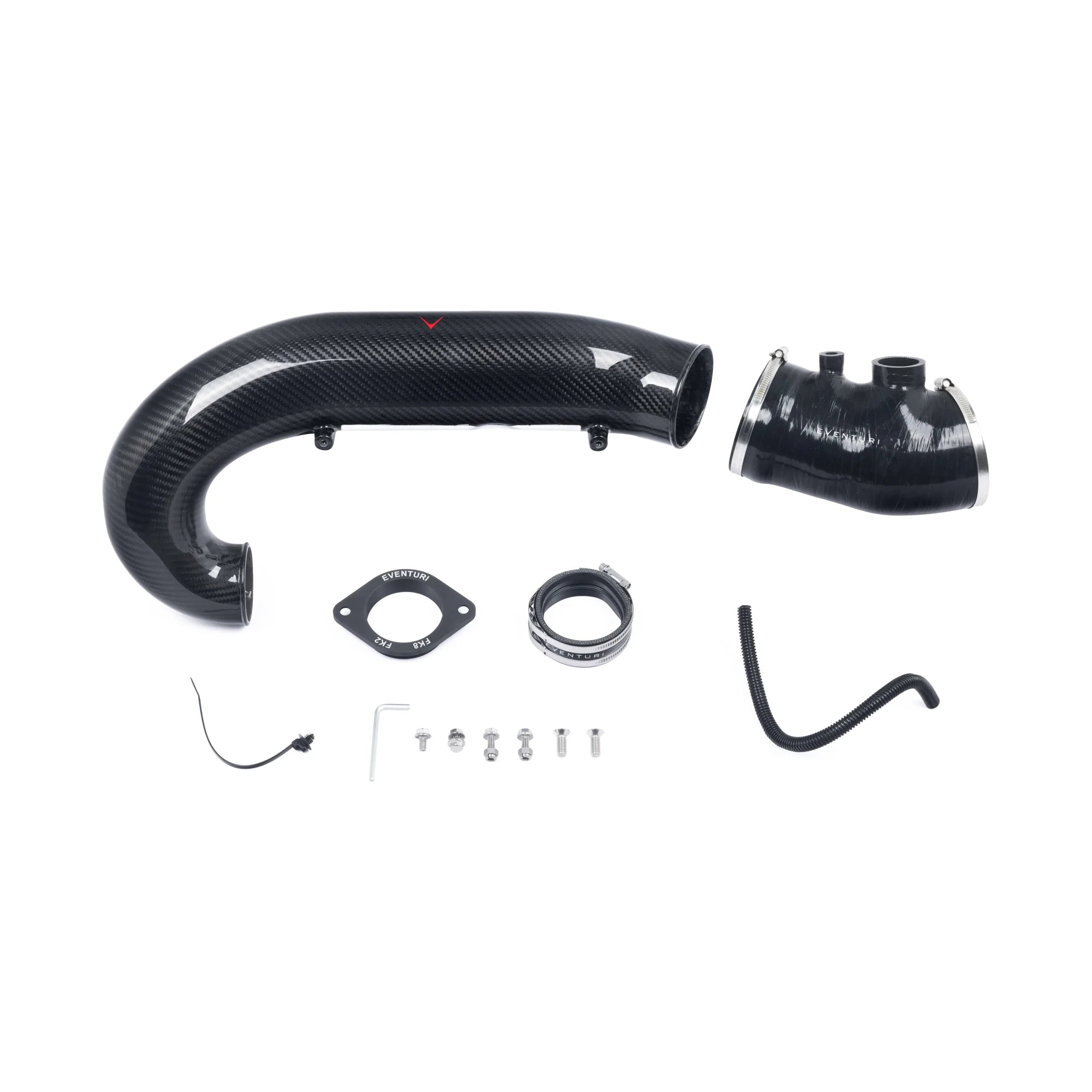 Eventuri Carbon Fibre Turbo Tube V3 for Honda Civic Type R FK8 K20C1