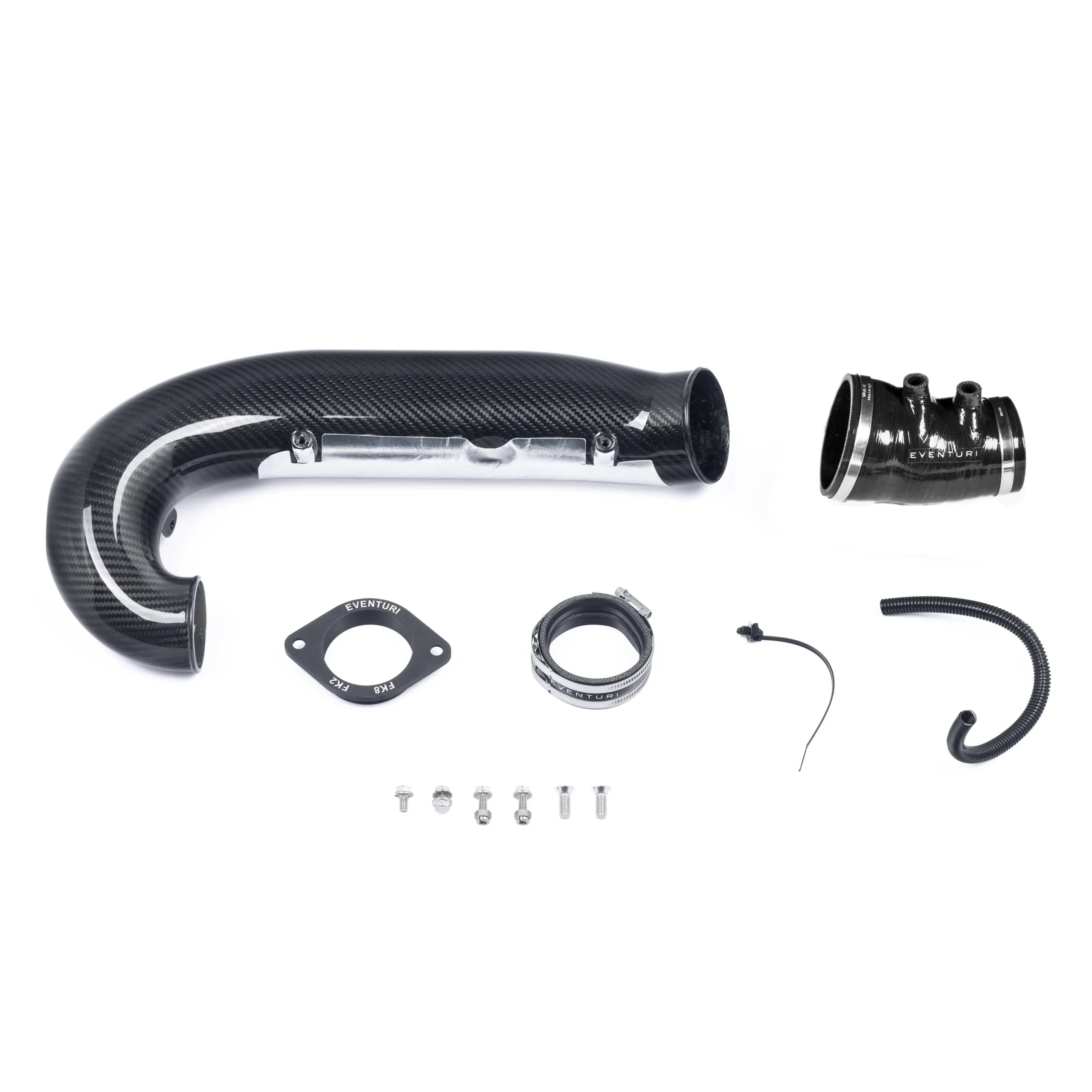 Eventuri Carbon Fibre Turbo Tube V3 for Honda Civic Type R FK2 K20C1