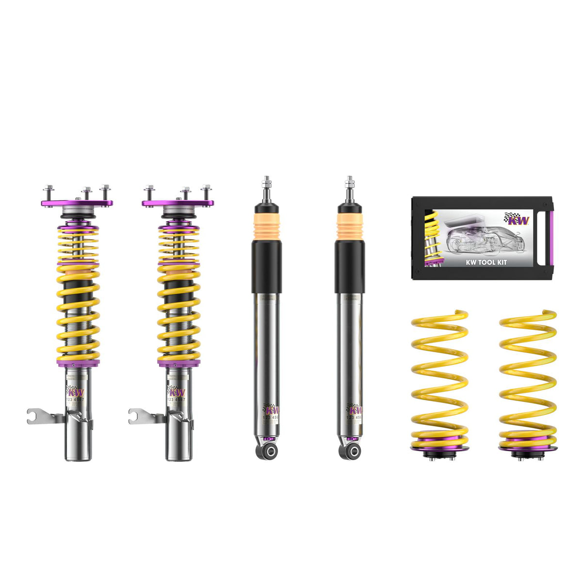 KW V3 Clubsport Coilover Suspension 3 Way Adjustable - Ford Focus ST Mk2 (2005-2011)