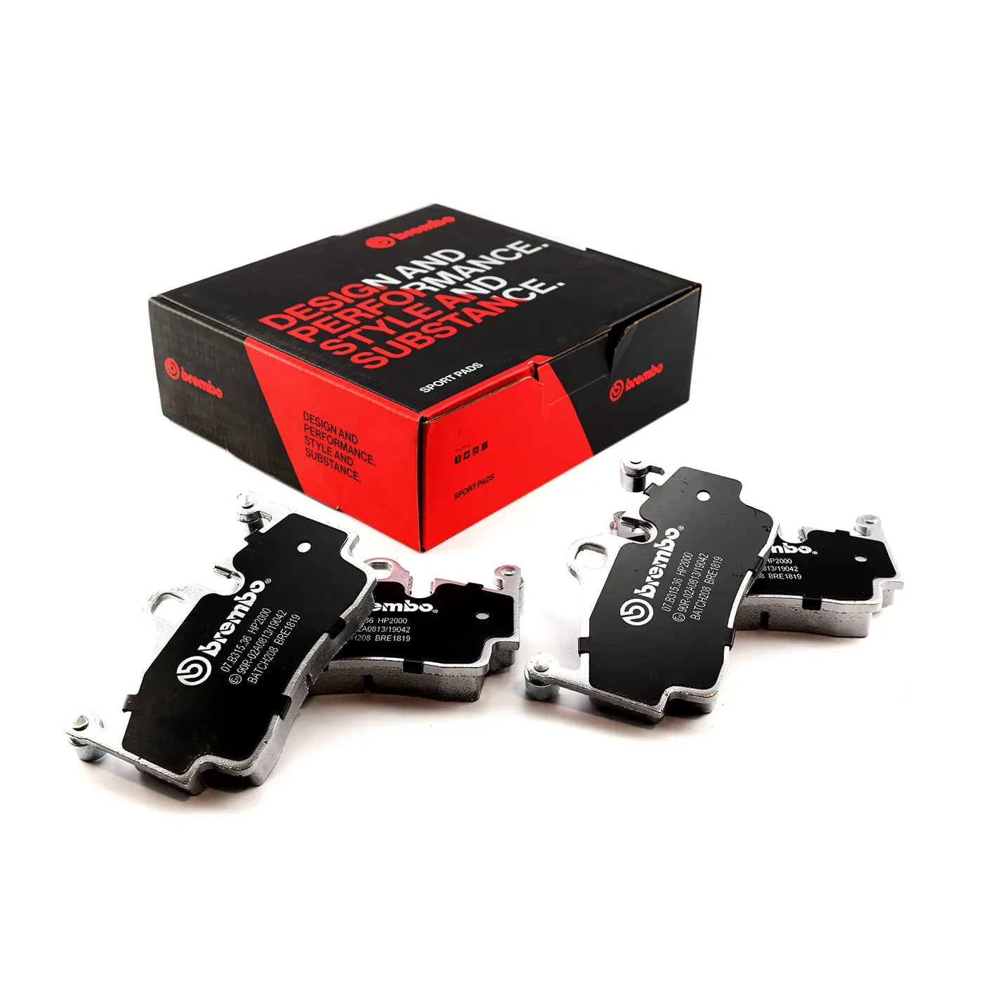 Brembo Sport HP2 Rear Brake Pads - 07.B315.36 - Porsche Boxster/Cayman S/GTS 981