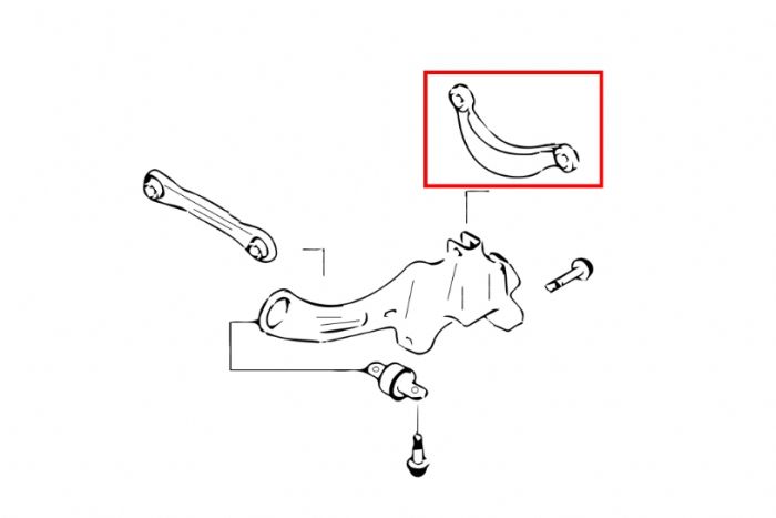 Hardrace Forged Rear Camber Arm (Adjustable) - Ford Focus Mk3 & Mk2