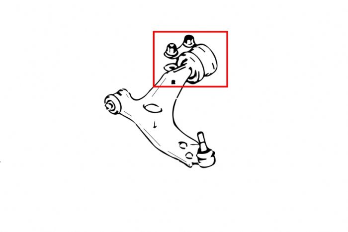 Hardrace Front Lower Arm Bush (Rear) - Ford Focus Mk2 ST/RS