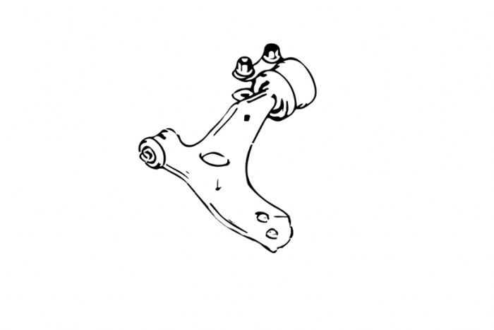 Hardrace Front Lower Control Arm - Ford Focus Mk2 ST/RS