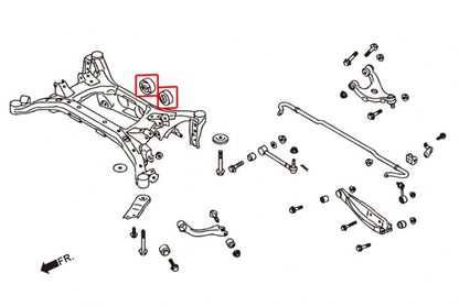 Hardrace Rear Differential Mount - Toyota GR86 & GT86