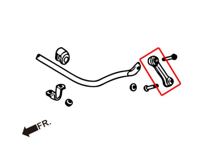 Hardrace Front Anti Roll Bar Link (Reinforced) - Audi RS4/RS5 & Audi S5 B8