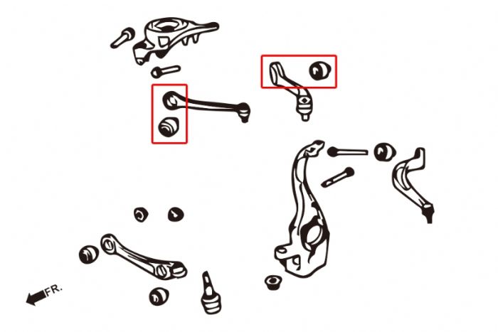 Hardrace Front Upper Arm Bush - Audi S4/S5, RS4/RS5 B8