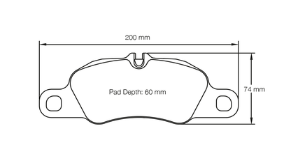 Pagid Racing RSL29 Front Brake Pads - Porsche Boxster/Cayman S/GTS 2.5 718