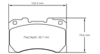 Pastillas de freno delanteras Pagid Racing RSL29 - Toyota GR Yaris + Corolla