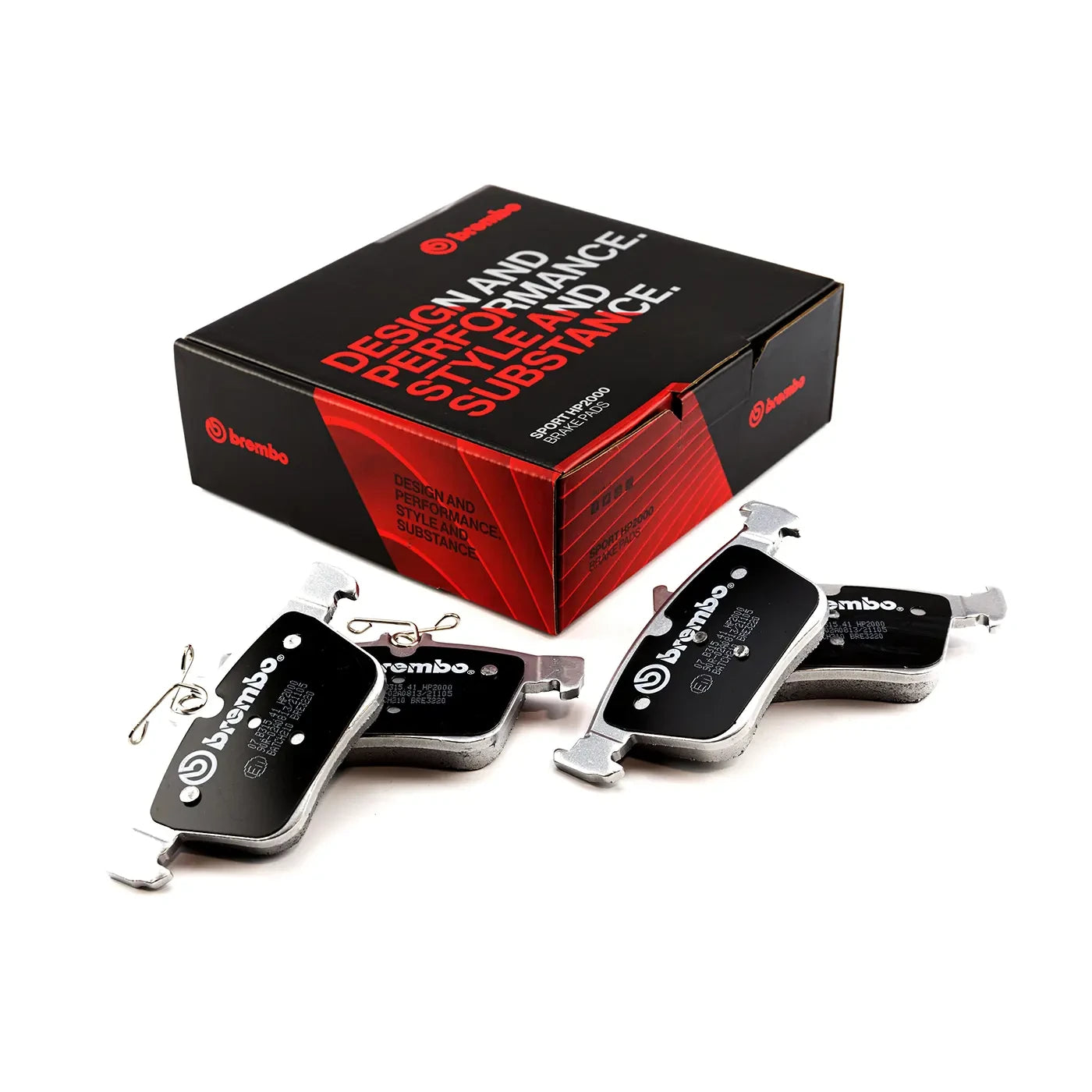 Brembo Sport HP2 Rear Brake Pads - 07.B315.41 - VW T-Roc R