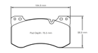 Pagid Racing RSL29 Front Brake Pads - BMW M3 and M4 G80/G82