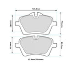 Plaquettes de frein avant hautes performances PBS ProRace pour MINI Cooper S R56 8471PR