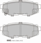 PBS ProRace Toyota GT86 Rear Performance Brake Pads 8502PR