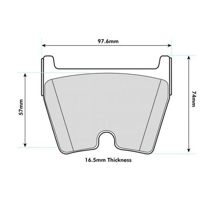 PBS ProTrack Audi RS3 8V and TTRS 8S Front Performance Brake Pads 8580PT