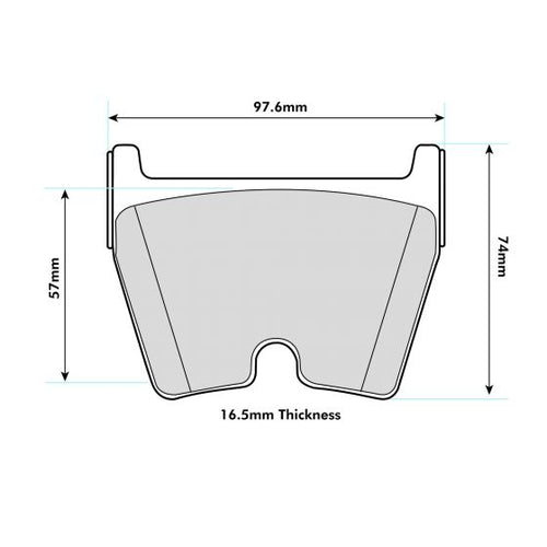 PBS ProComp Audi RS3 8V and TTRS 8S Front Performance Brake Pads 8580PCS1