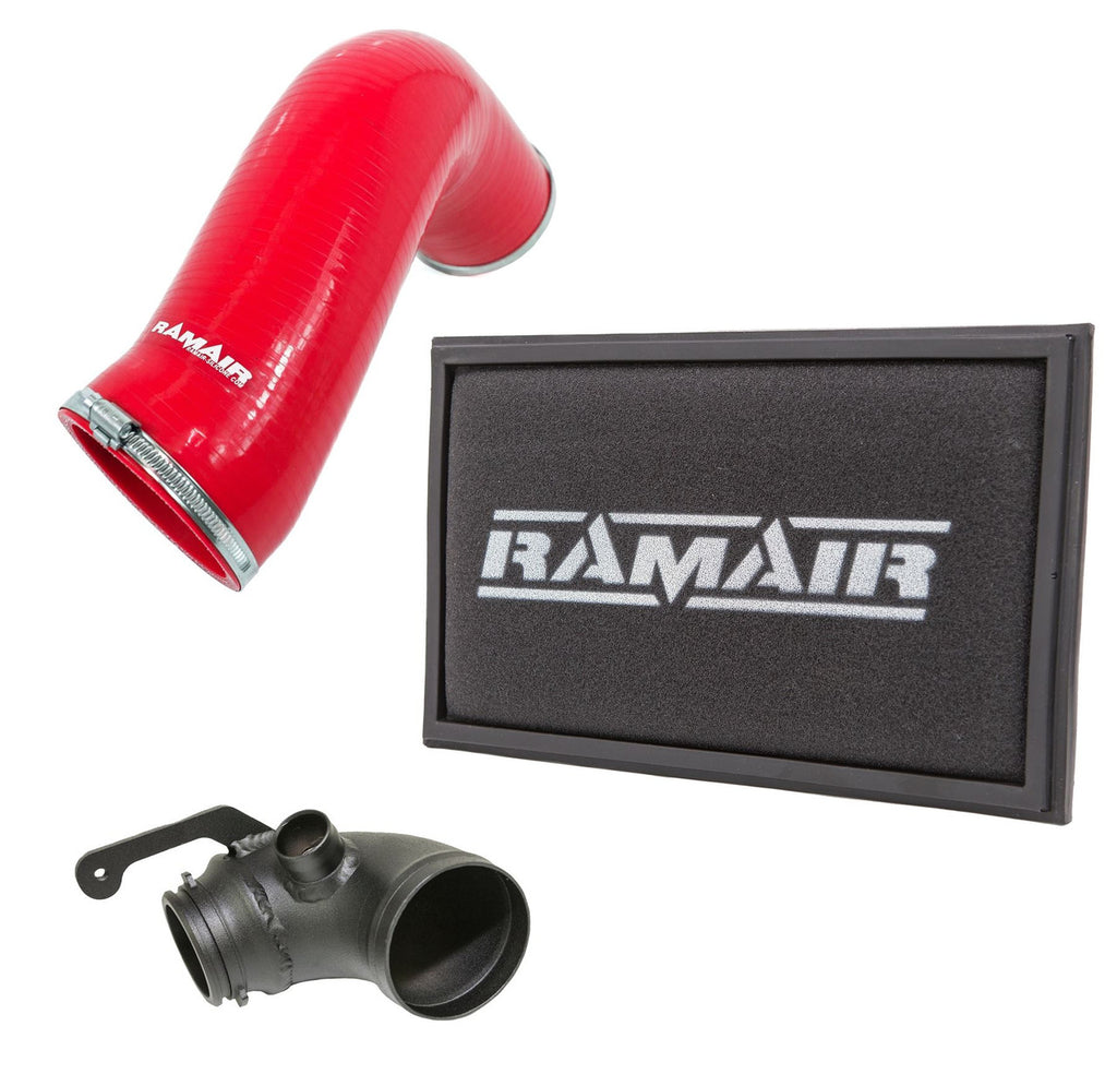 Filtro de aire Ramair para panel, manguera de admisión y codo turbo para Audi S3 8V, TTS 8S y VW Golf GTI/R Mk7
