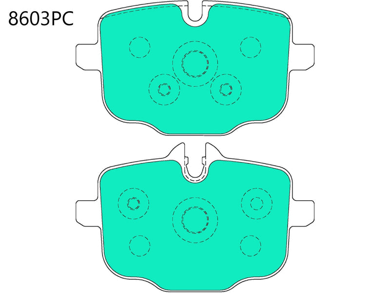 PBS ProComp BMW G80 M3/G82 M4 Rear Performance Brake Pads 8603PCS1