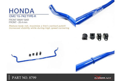 Hardrace Front Anti Roll Bar - Honda Civic FK2