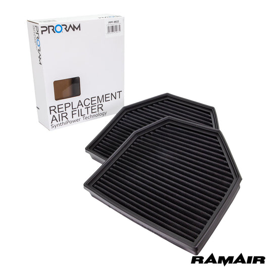 Ramair BMW Replacement Pleated Air Filter M3 M4 S55 M5 M6 3.0 S63 4.4 V8 - PPF-9822